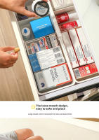 Organizador De Cajones De Cocina Ajustable 2PCS Caja De Almacenamiento Para Utensilios Con Divisores Desmontables Bandeja Para Cucharas Herramientas De Cocina Ecológicas - details 3