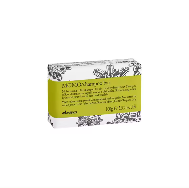 MOMO Shampoo Bar 100 g – Champú Sólido Hidratante para Cabello Seco, Vegano y Sostenible - 1