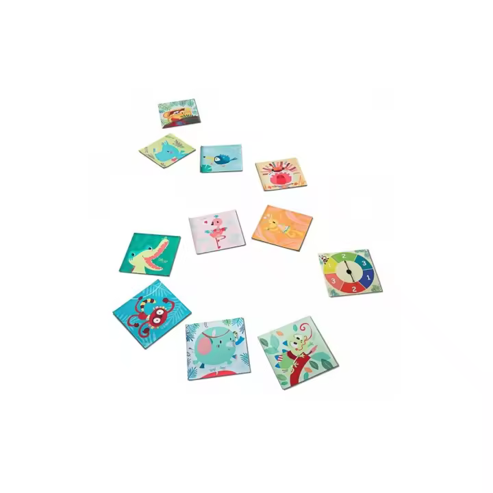 Juego de mesa tamaño natural, jugle race - Lilliputiens 85048 - 1