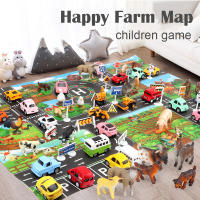 Mesa De Juego Ciudadana 83x57cm Con Señales De Tráfico Mapa De Estacionamiento Dinosaurio Fermero Juguete Educativo Para Niños Sin Batería Material ABS - details 7