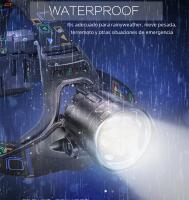 Linterna Frontal LED Potente USB Recargable XHP70/90 Con Zoom Impermeable Para Caza Y Camping Luz De Exterior Ajustable - details 9