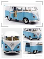 Coche De Colección Volkswagen T1 Miniatura 1/36 Juguete De Aleación De Metal Para Niños Modelo De Vehículo Bus De Coleccionista - details 1