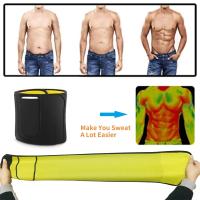 Cinturón De Apoyo Para Cintura Para Hombres Entrenador De Cintura Sauna Sudoración Reductor De Abdomen Envoltura De Gimnasio Corset Girdle - details 1