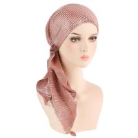 Gorro De Quimioterapia Para Mujer Pre-Apellado Pañuelo De Hijab Protector Contra La Pérdida De Cabello Turban De Cabeza Unisex - details 2