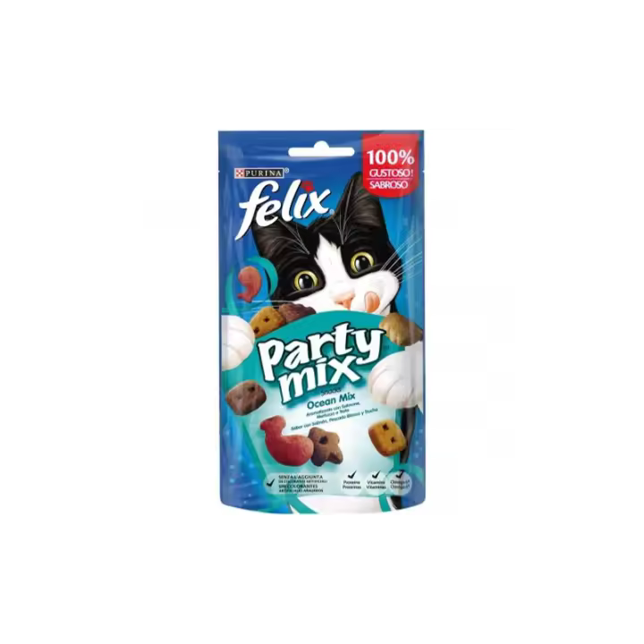 Felix Party Mix Snacks 60 Gr Ocean Mix - 1