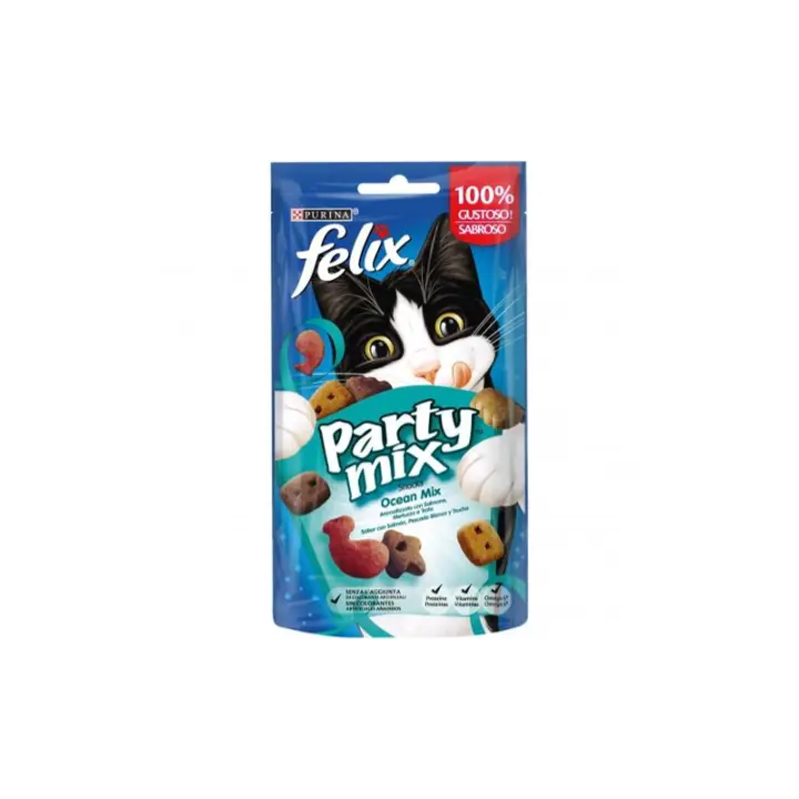 Felix Party Mix Snacks 60 Gr Ocean Mix - 1