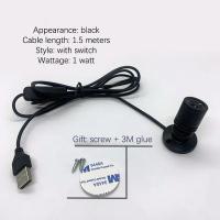 Spotlight LED Mini USB 5V 1W 3W Para Iluminación De Joyería Exhibición De Armarios Y Mesas Luz De Pared Rotable Fuente De Alimentación DC - details 9