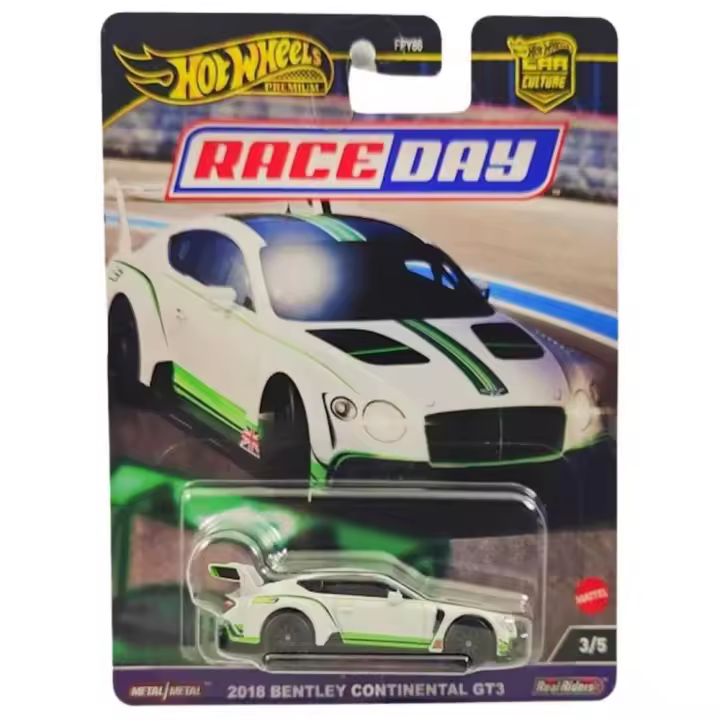 Hot Wheels Premium Race Day 2018 Bentley Continental GT3  (3/5) - 1