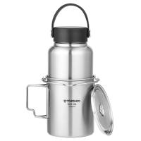 Botella Deportiva Tomshoo De Acero Inoxidable 1.05L Resistente a Fugas Ideal Para Camping Y Actividades Al Aire Libre Taza De Agua De 750ml - details 11