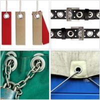 203PCs Estuche de lápices Ojales de metal Costura de ojales Kit de ojales de metal de 12mm Ojal Herramientas de reparación de ojales para tienda Lona Bolsa de lona de cuero Cortina de ropa DIY-Oro plata - details 3