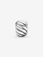 Pandora - Charm with clip de Plumas puladas-Plata de Lei - details 0