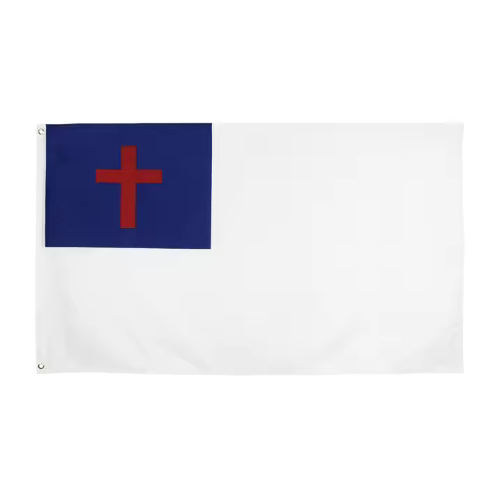 Bandera Cristiana De Jesus God Christ 90x150cm Material Poliéster Estilo Impreso Uso Decorativo Para Iglesia - 1