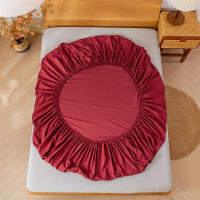 Juego De Cama Sólido Suave Y Acariciado Con Sábana Colchón Fundas Para Cama Twin Full Queen CA King 3/4 Piezas 100% Poliéster Fibra Técnica Básica Tejido De Brillo - details 27