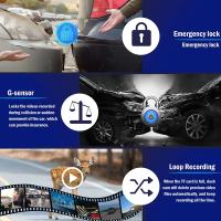 Cámara De Volante 4K GPS WIFI Con Monitor De Estacionamiento 24h Doble Cámara Frontal Y Trasera Visión Nocturna DVR Mini Video Registrador Para Coche - details 10