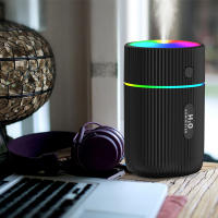 Humidificador con lámpara LED de colores Negro - details 1