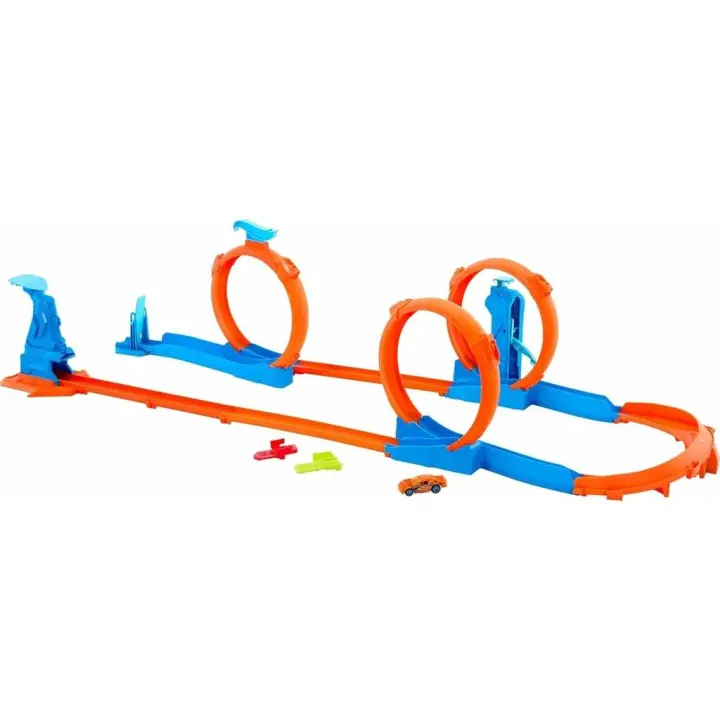 Hot Wheels Track Creator Kit de Looping Triple A Toda Velocidad 3 en 1 - 1