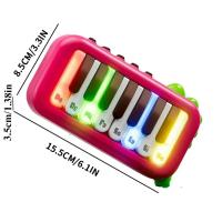 Teclado De Música Infantil Multifuncional Con Luces Mini Pianoforte Electrónico Portátil Para Niños Edad Recomendada 3-12 Años - details 8