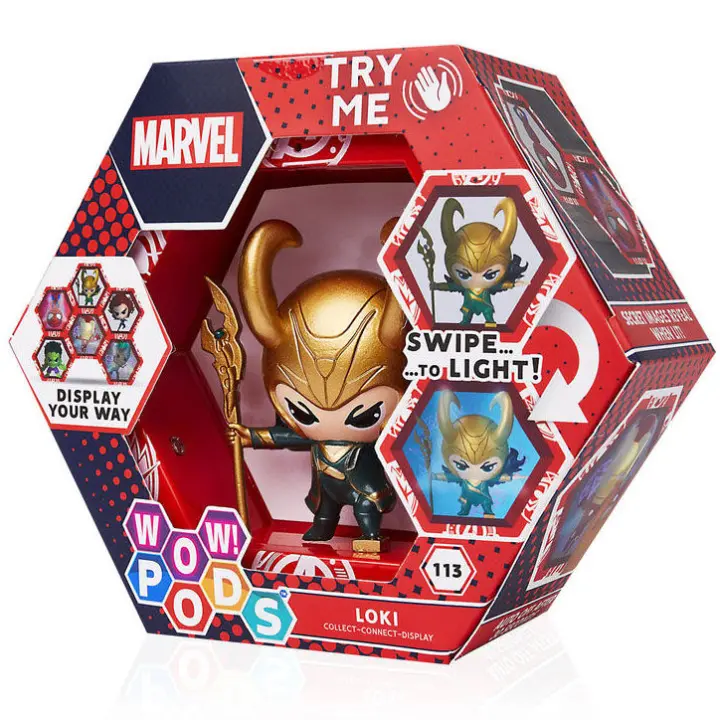 Figura led WOW! POD Loki MarvelFigura  Coleccionable - Idea de Regalo- Mercancia Oficial - Juguetes para Niños y Adultos - Movies Fans - Muñeco para Coleccionistas y Exposición - 1
