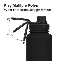 Tapa De Botella Aislada Doble Con Soporte Magnético Para Móvil Taza Termo Con Tapa Para Beber Para MagSafe Botella Deportiva De Gran Capacidad - details 6