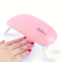Lámpara De Secado De Uñas Mini USB Con Interfaz De Doble Uso Lámpara De Pastelillo Plegable Para Uñas LED Material PP - details 6