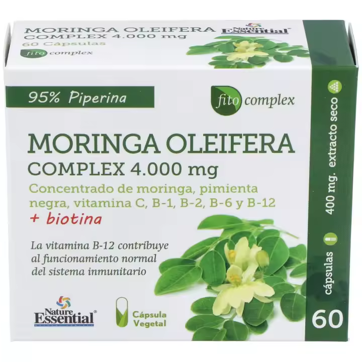 Nature Essential Moringacomplex 4000Mg Extracto Seco 60 Vcaps - 1