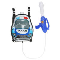 Pistola de Agua con Mochila Infantil Policía , Juguete de Verano, Playa, Piscina, Vacaciones, Campamento para Niños y Niñas, Pistola de Agua Infantil +3 años, Regalo Cumpleaños, Color Azul - details 8