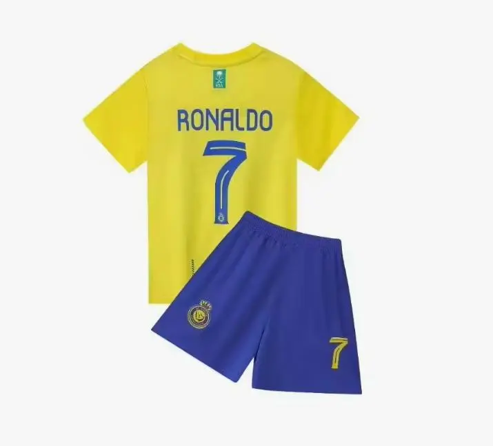 Combinado con deportes infantiles, camisetas y pantalones deportivos de secado rápido, ropa deportiva de fútbol infantil. - 1