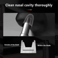 Nueva Trituradora De Nariz Para Hombres Acero Inoxidable Manual Lavable Portátil Triturador De Pelo De Nariz Y Orejas Vibrissa Razor Shaver - details 0