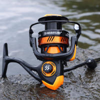 Carrete De Pesca Sougayilang 5.2:1 Ratio De Engranajes 5BB Carrete De Giro Para Agua Salada Con Bobina De Aluminio Máx Drag 10Kg Para Carpas Y Pesca En Río Lago Mar Y Playa - details 3