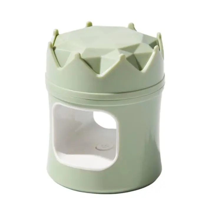 Mini lámpara de uñas de gel UV portátil, secador de uñas con recenga type C para Salón de manicura Casera, interior de 6 LEDs, color verde - 1