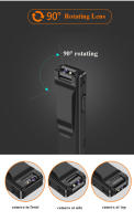 Cámara Digital Mini A3 HD 1080P Con Clip Magnético Y Luz De Linterna Deteción De Movimiento Grabación En Ciclo Para Viajes Y Caminar - details 6