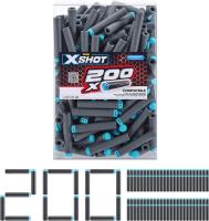 X-Shot Excel 200  Recarga para Dardos - X-Shot Pack 200 dardos para pistolas hechos de gomaespuma -Juguetes Juegos exterior X-shot blasters - details 0