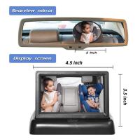 Monitor De Retrovisores Babi 4.3 Pulgadas AHD 1080P Plegable Con Visión Nocturna Cámara De Retroceso LCD TFT De Alta Definición Para Coche - details 7