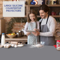 Mantel De Silicona Lavable Para Cocina Y Mesa De Comedor Tamaño 23.6''x78.74'' Protector De Encimera Moderno Ecológico - details 1