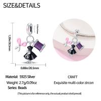 Reloj De Desayuno Con Encantos Diarios De Plata 925 Pendientes De Cuentas Exquisitos Para Pulseras DIY Joyería Colores Plata Rosa Azul Morado Rojo - details 24