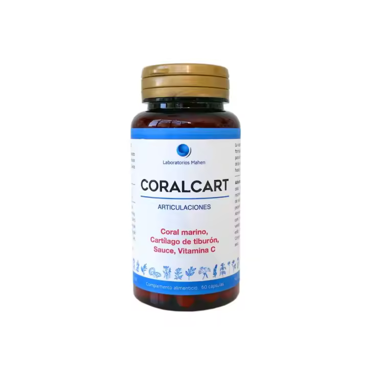 Mahen Coralcart 60 Capsulas - Fortalece Huesos y Reduce Inflamación - Suplemento de Calcio y Minerales - 1