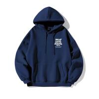 Sudadera De Capucha Cómoda Para Hombre Estilo Callejero Casual Y2K Hip Hop Algodón Largo De Manga Sudadera De Moda 2024 - details 1