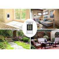 Termómetro Digital Para Jardín Impermeable Con Pantalla De Máximo Y Mínimo Para Invernadero Uso Interior Y Exterior Medidor De Temperatura Para Pared Y Habitaciones - details 10