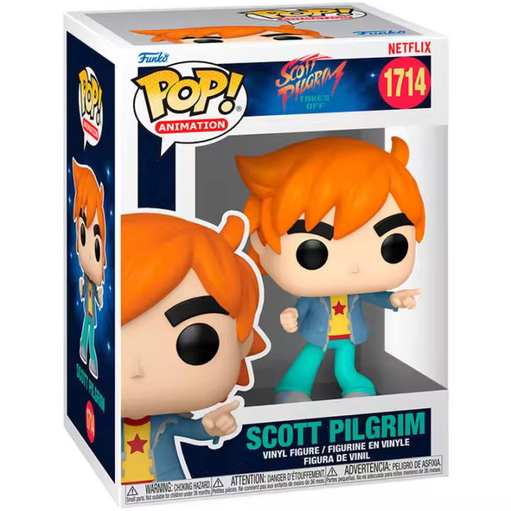 Figura Pop Scott Pilgrim Takes Off Scott Pilgrim-Figura de Vinilo Coleccionable - Idea de Regalo- Mercancia Oficial - Juguetes para Niños y Adultos - Movies Fans - Muñeco para Coleccionistas y Exposición - 1