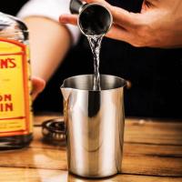 Tina De Cockta 500ML De Acero Inoxidable Para Mezclar Bebidas Utensilio De Barra Ecológico Y Duradero Herramienta De Mezcla De Vidrio - details 0