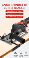 Convertidor De Amoladora Angular Manual a Corte Para Máquina De Corte Electrónica Base Para Motosierra Circular Herramienta De Carpintería - details 0