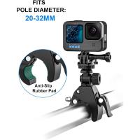 Soporte De Manillar Para Bicicleta Y Motocicleta Compatible Con GoPro 11 10 9 8 7 Accesorios De Cámara Clip Para Caña De Pescar - details 1