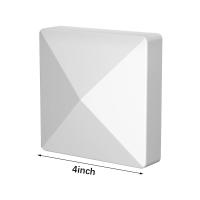 6Pcs Cubiertas De Palete Para Valla Accesorios Para Postes De Guardarrail Cubiertas De Columna Para Exterior Corredores Caja De Agua Para Paredes De Madera Protección Reutilizable Decorativa - details 5
