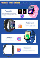 Reloj Inteligente Para Niños Con 22 Juegos Reloj De Pulsera Con Luz De Emergencia Fonógrafo Pedometro Y Seguimiento De Costumbres Regalo Para Niños Y Niñas - details 11