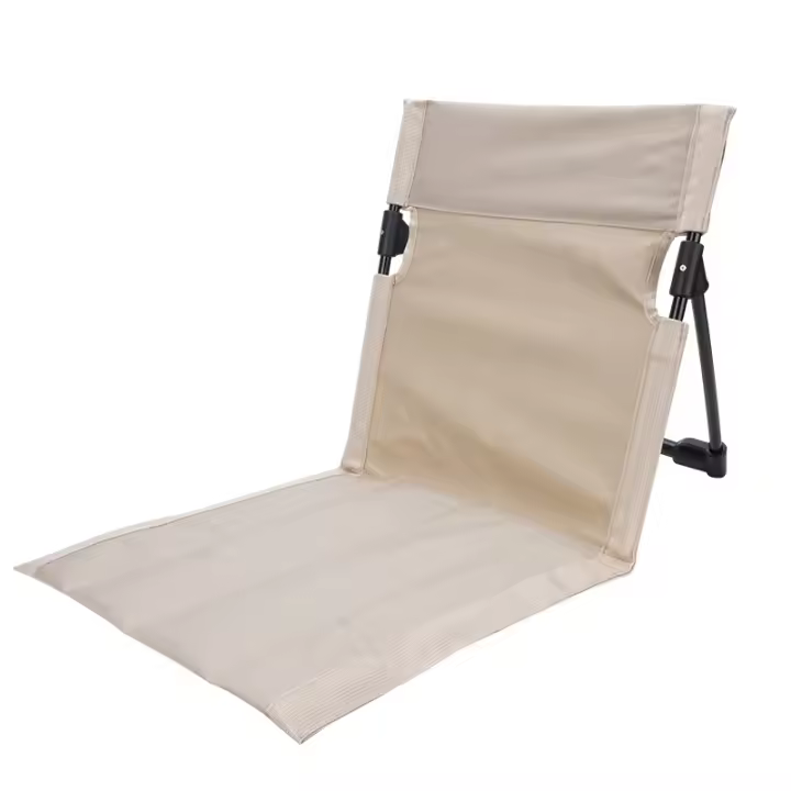 Sillas plegables de campamento ultraligeras con respaldo, sillas casuales al aire libre con bolsos, adecuadas para acampar en la playa y viajes por carretera - 1
