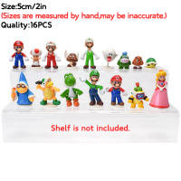 Figuras De Acción Super Mario Bros Set De 3-48 Piezas Incluye Mario Luigi Princess Peach Bowser Goomba Donkey Kong Yodhi Boo Toad Regalos Para Cumpleaños - details 15