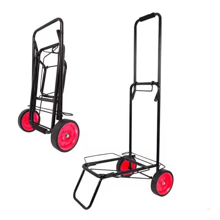 Carrito multiusos Aktive plegable 50kg negro/rojo 100x35x45 cm - 1