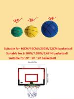 Mini Anillo De Baloncesto Para Niños Y Adultos Para Interior Montaje En Puerta O Pared Juego De Deporte De Tirador De Bola Tamaño 24CM Material De Acero - details 0