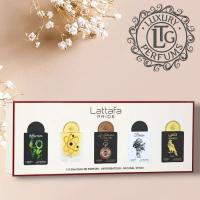 LATTAFA PRIDE GIFTS SET BOX/ NRO 4 ( Coleccion de 5 perfumes x 20 ml. Vap. Nat Spray. UNISEX EAU DE PARFUM 100% ORIGINAL *** UN BONITO REGALO CON FRAGANCIAS SURTIDAS - details 2