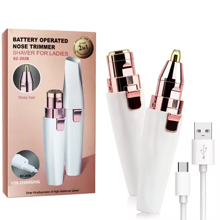 Trimmer De Cejas Eléctrico Universal Recargable Impermeable Y Lavable Herramienta De Peluquería Para El Cabello Y Cejas - 1